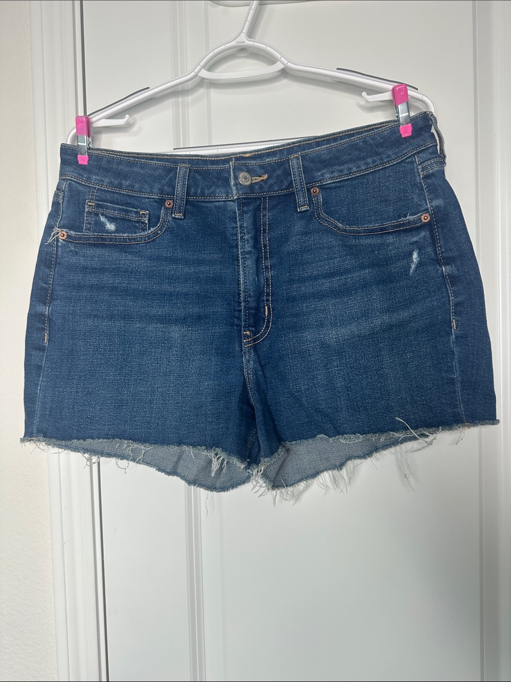 Old Navy Denim High Rise OG Straight Dark Wash Women's Shorts